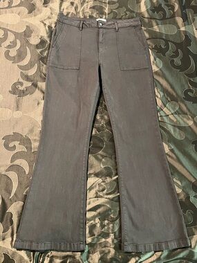 Pistola Flare Leg Dark Gray/Cloudy Jeans Chinos Pants Cotton Blend Utility 31